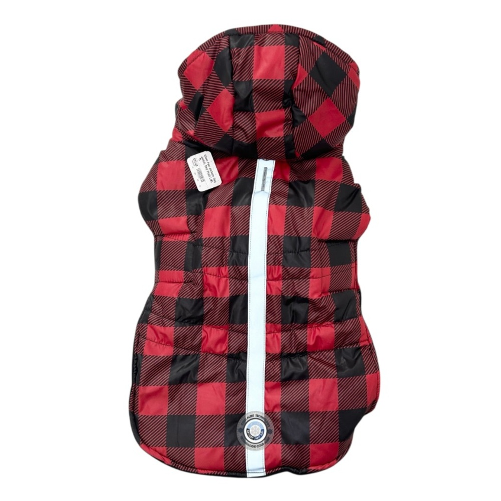 Silver Paw Buffalo Plaid Jackson Dog Jacket
